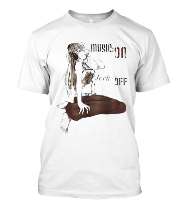 The Girl Music On Jerk Off Abstract Artwork T-Shirt