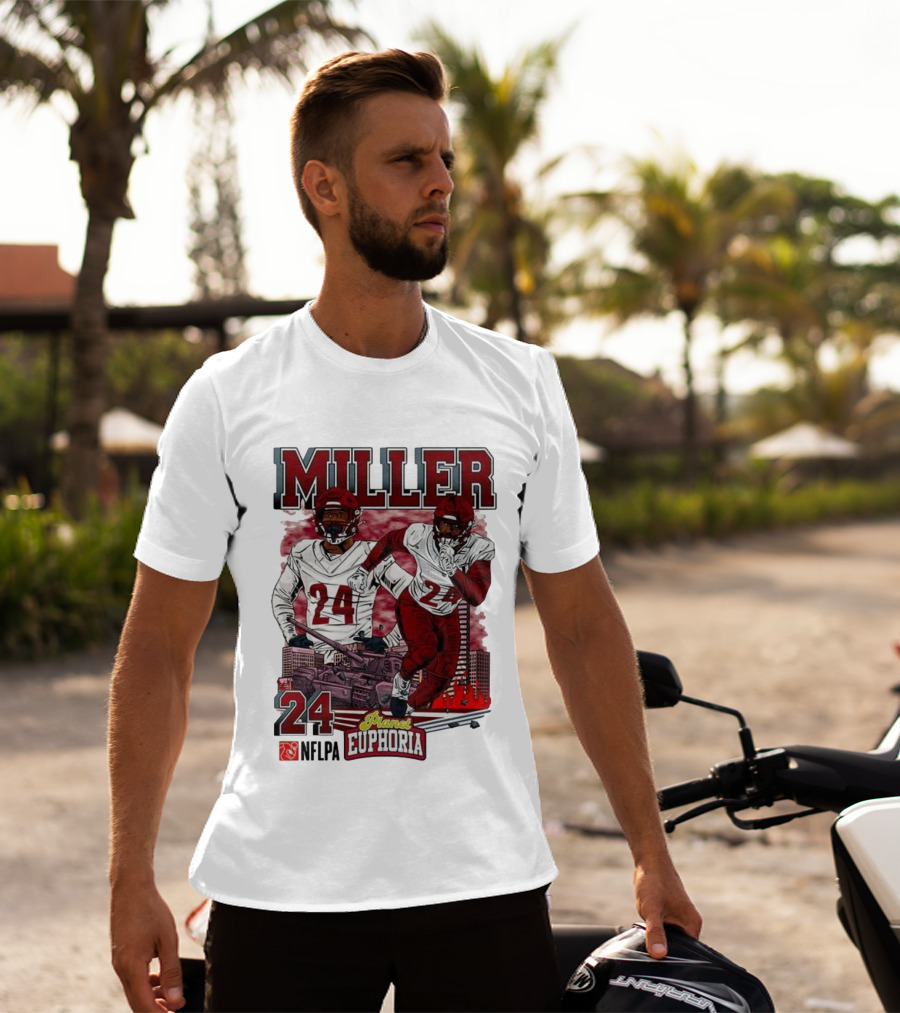 Miller 24 NFLPA Planet Euphoria Washington Commanders Tank Cartoon T-Shirt