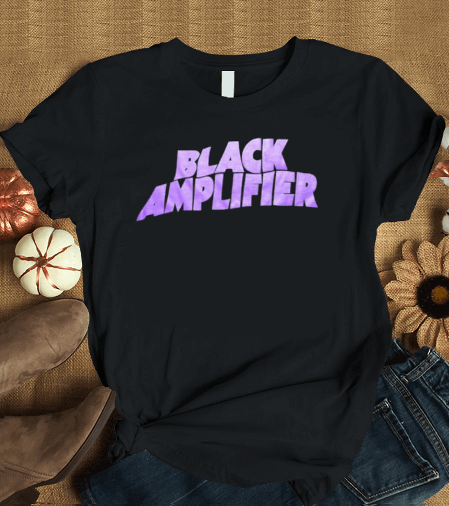 Black Amplifier Purple T-Shirt