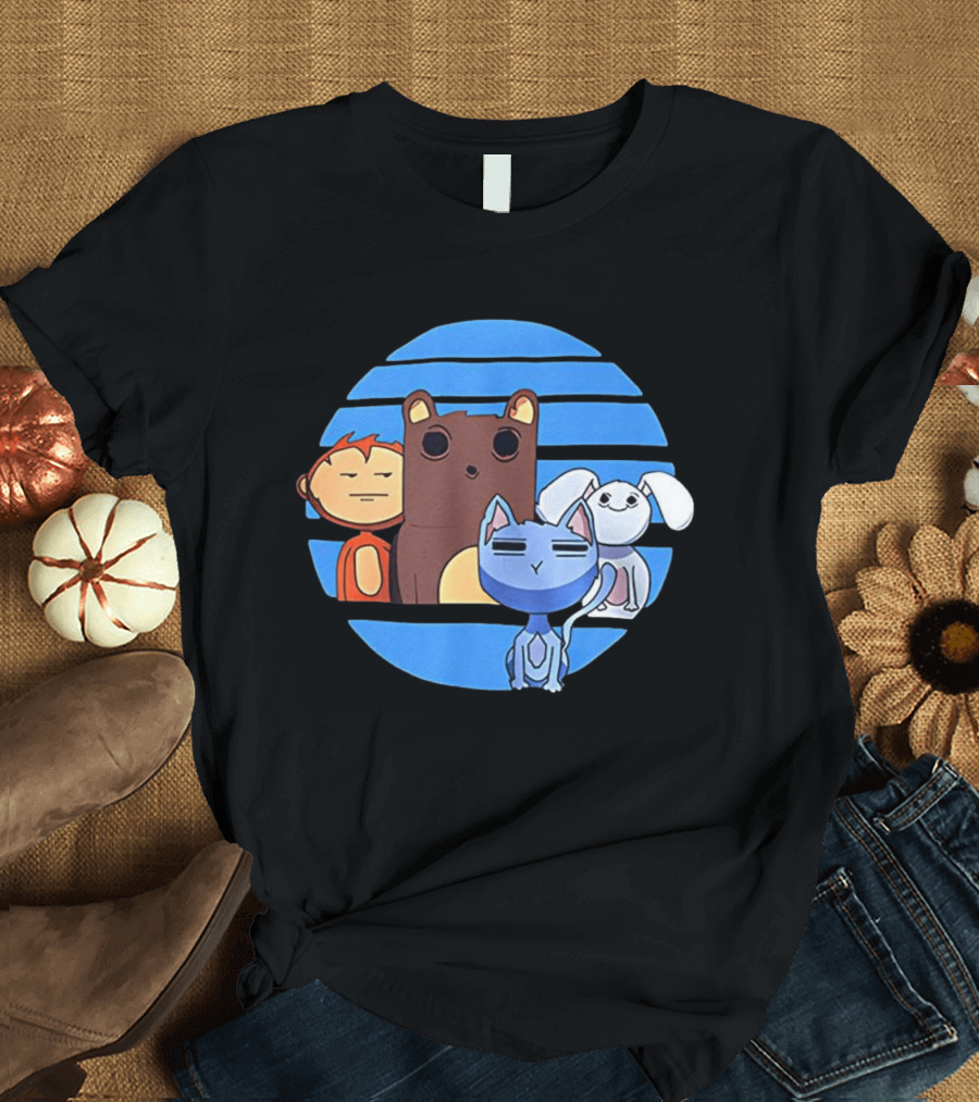 Final Destination Bloodlines Cartoon Animals Bobby Campbell Owen Joyner T-Shirt