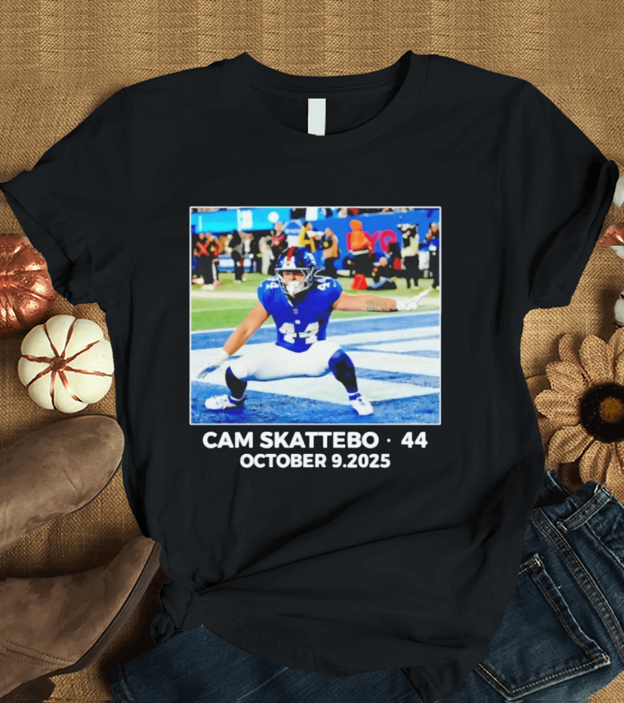 Cam Skattebo 44 October 9 2025 Football Action T-Shirt
