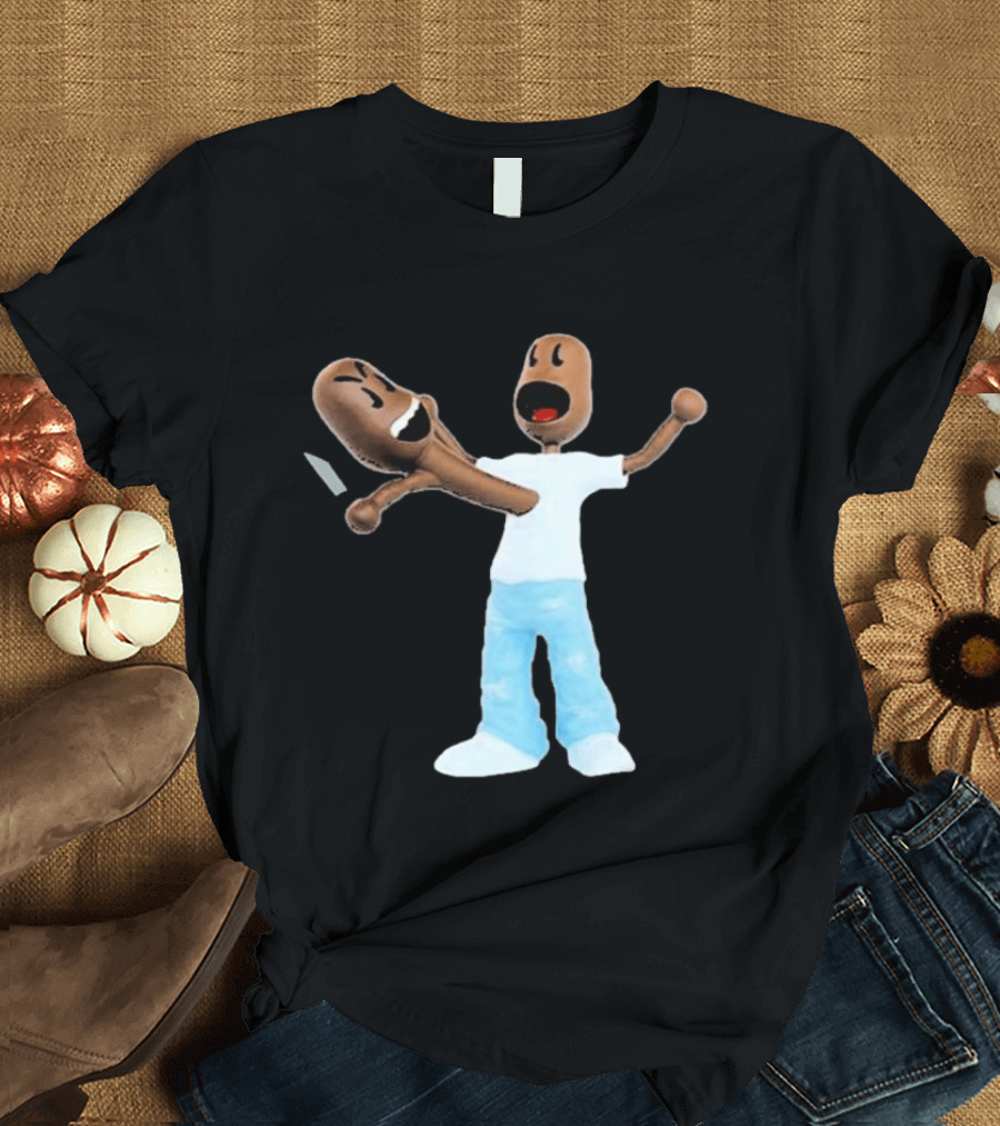 Kid Cudi Scotty Ramon Versus Cartoon Characters Clash T-Shirt