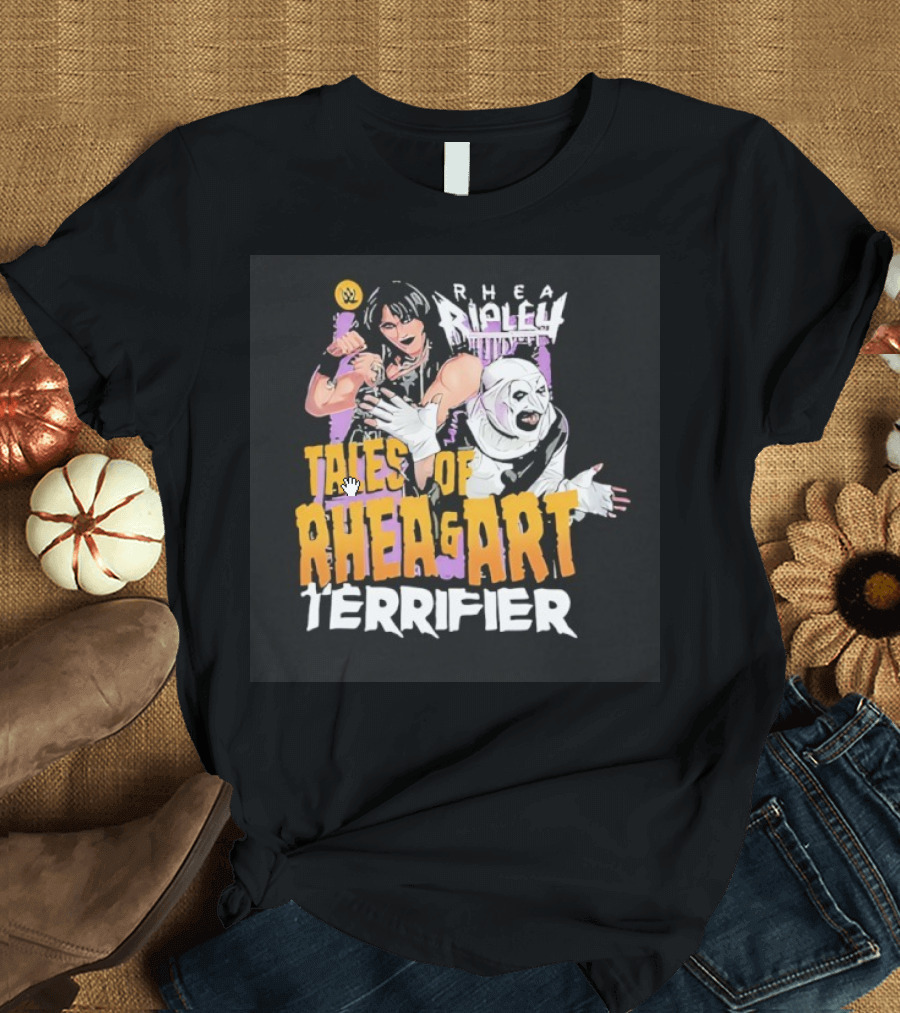 Rhea Ripley Tales Of Rhea And Art Terrifier T-Shirt