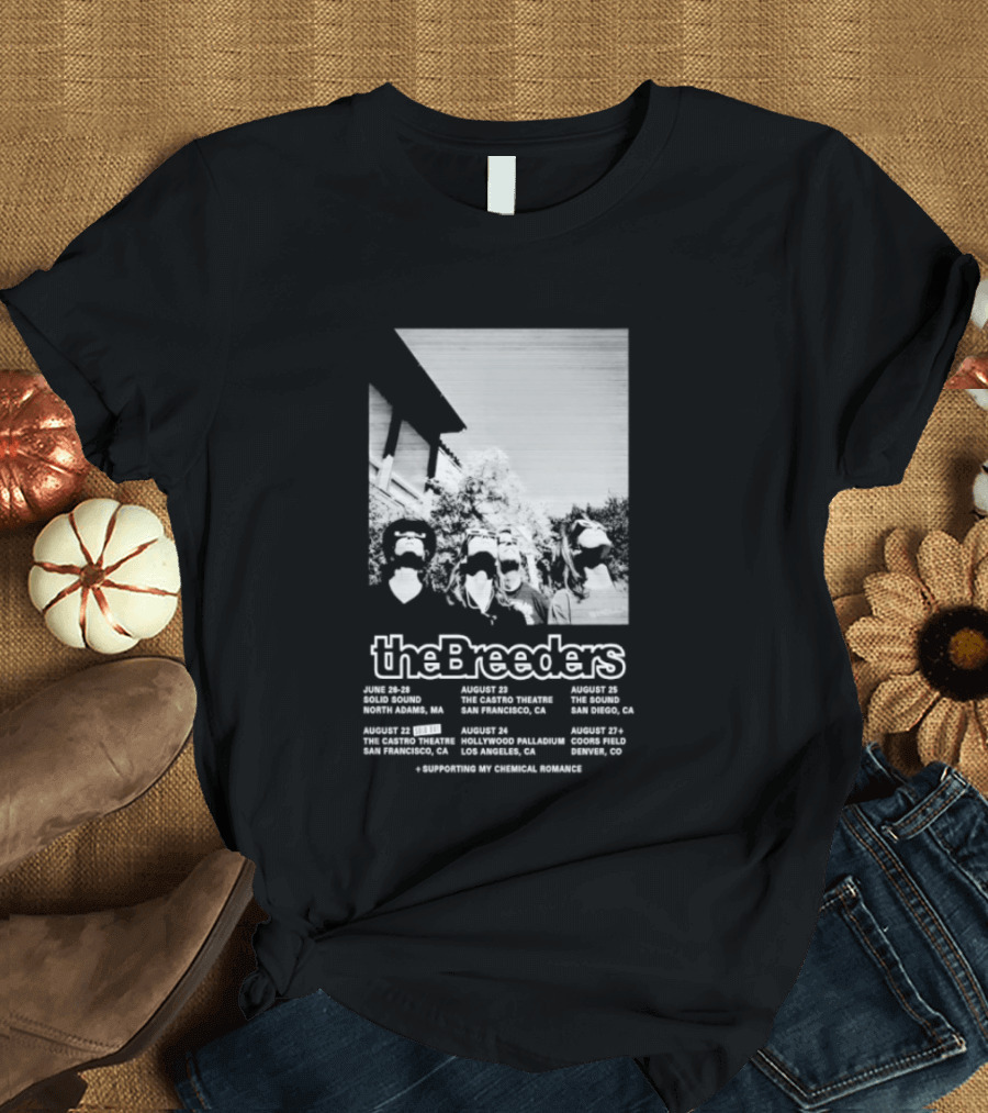 The Breeders 2026 Tour With Eindhoven Dublin Amsterdam Paris London Dates T-Shirt