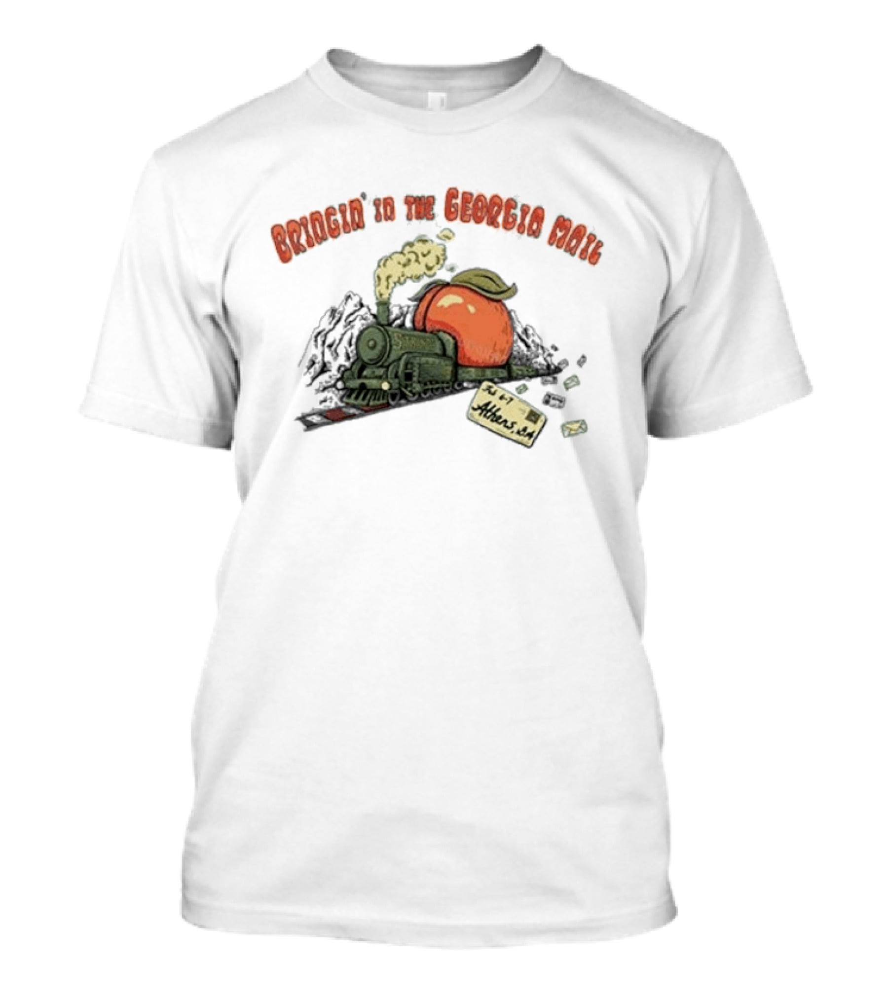 Bringing In The Georgia Mail Train Peach Athens T-Shirt