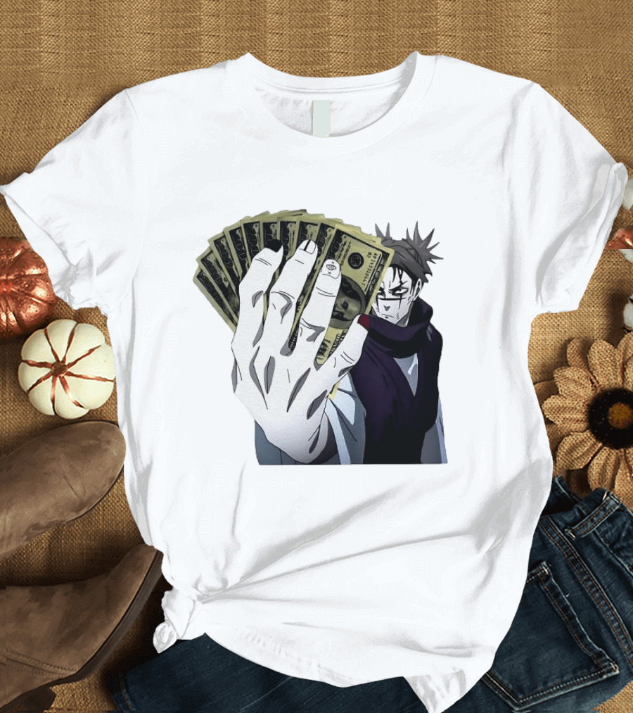 Choso Jujutsu Kaisen Money Fan Anime T-Shirt