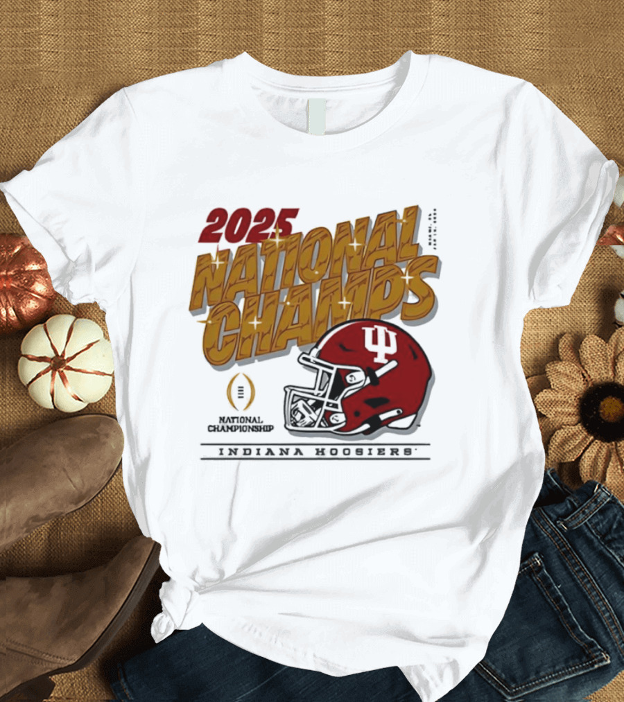 2025 National Champs Indiana Hoosiers Football Champions T-Shirt