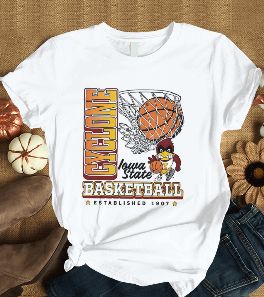 Iowa State Cyclones Basketball Est 1907 Vintage Cyclone T-Shirt