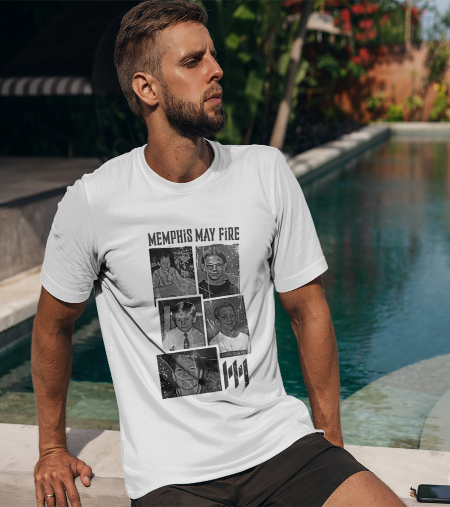 Memphis May Fire Vintage School Photos Collection T-Shirt