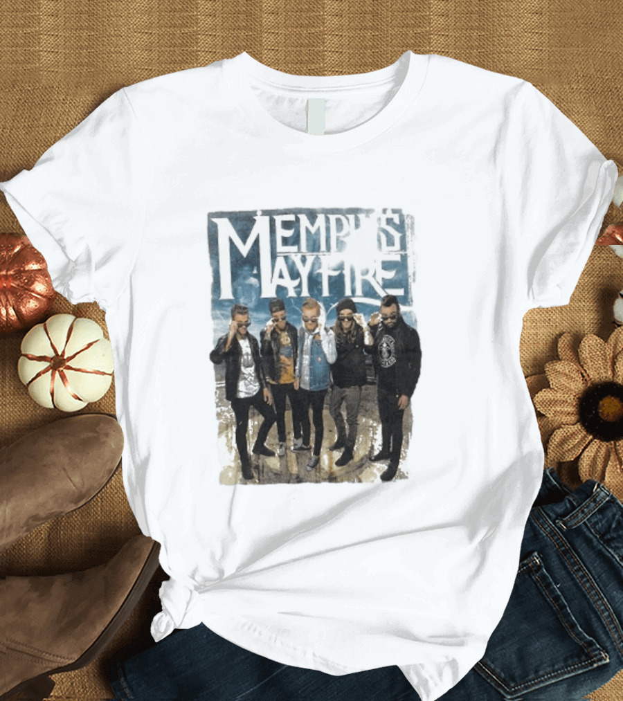 Memphis May Fire Band Sunglasses T-Shirt