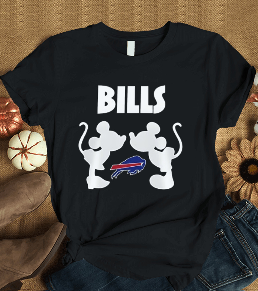 Buffalo Bills Mickey Mouse Valentine Day Together 20 T-Shirt