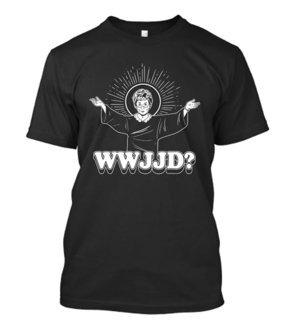 WWJJD Exclusive Christian Jesus Icon Arms Raised T-Shirt