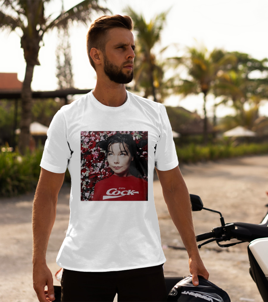 Bjork Enjoy Cock Vintage Inspired 2023 Floral T-Shirt