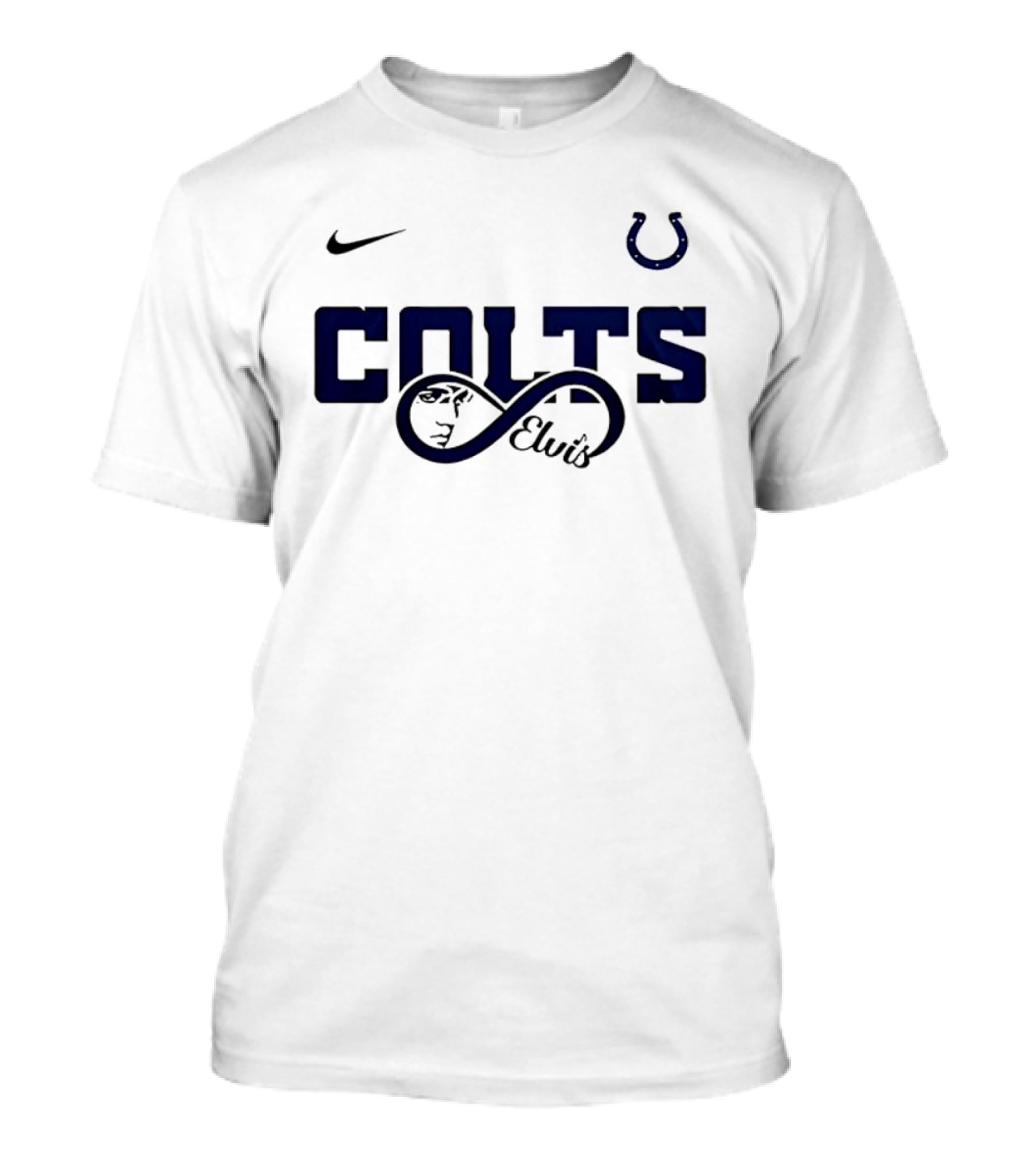 Nike Indianapolis Colts Elvis Presley Infinity Colts T-Shirt