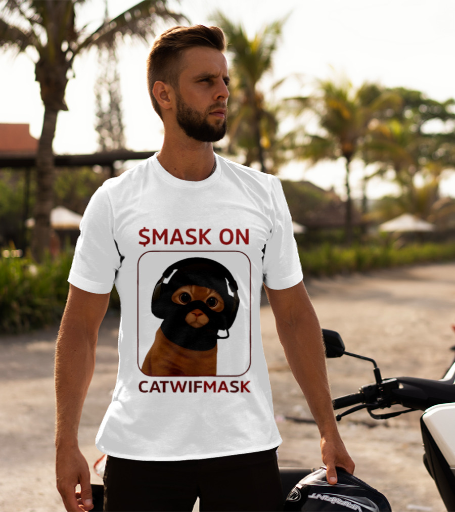 $Mask On Catwifmask T-Shirt