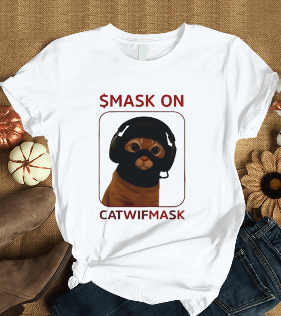 $Mask On Catwifmask T-Shirt