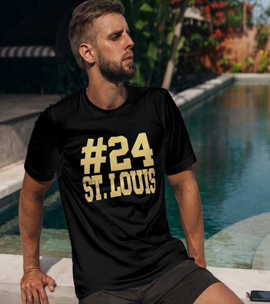 #24 St. Louis Sports Team Jersey T-Shirt