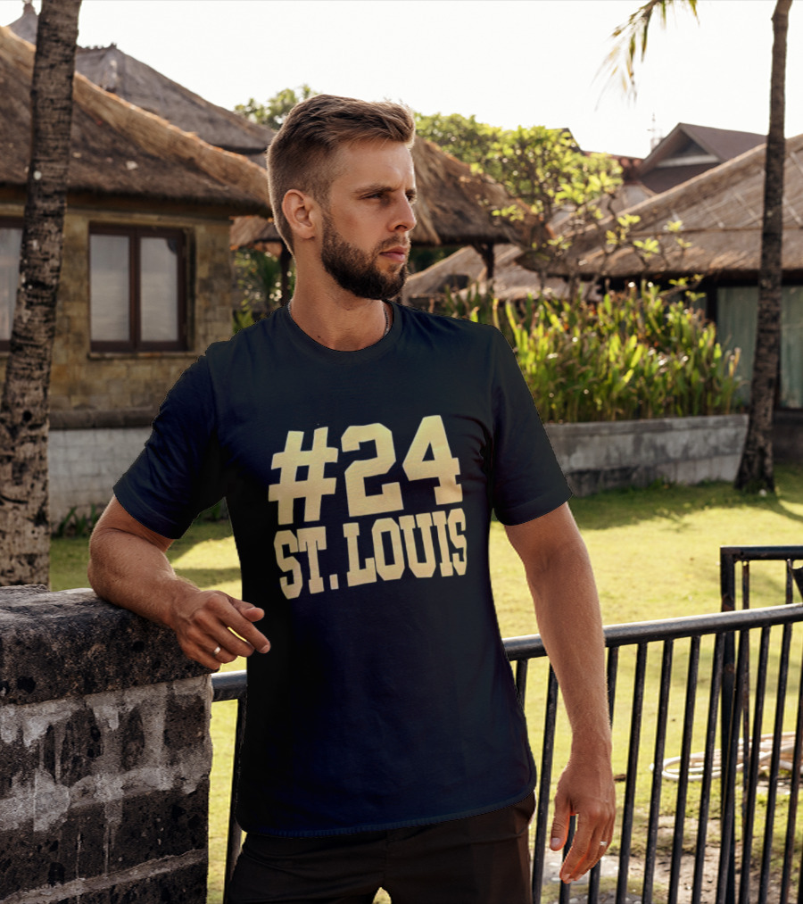 #24 St. Louis Sports Team Jersey T-Shirt