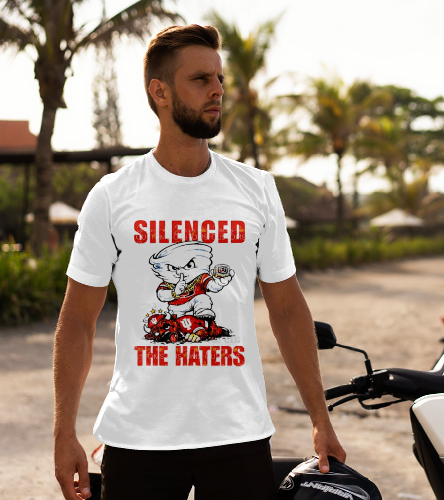 Miami Hurricanes Silenced The Haters Bold Cartoon T-Shirt