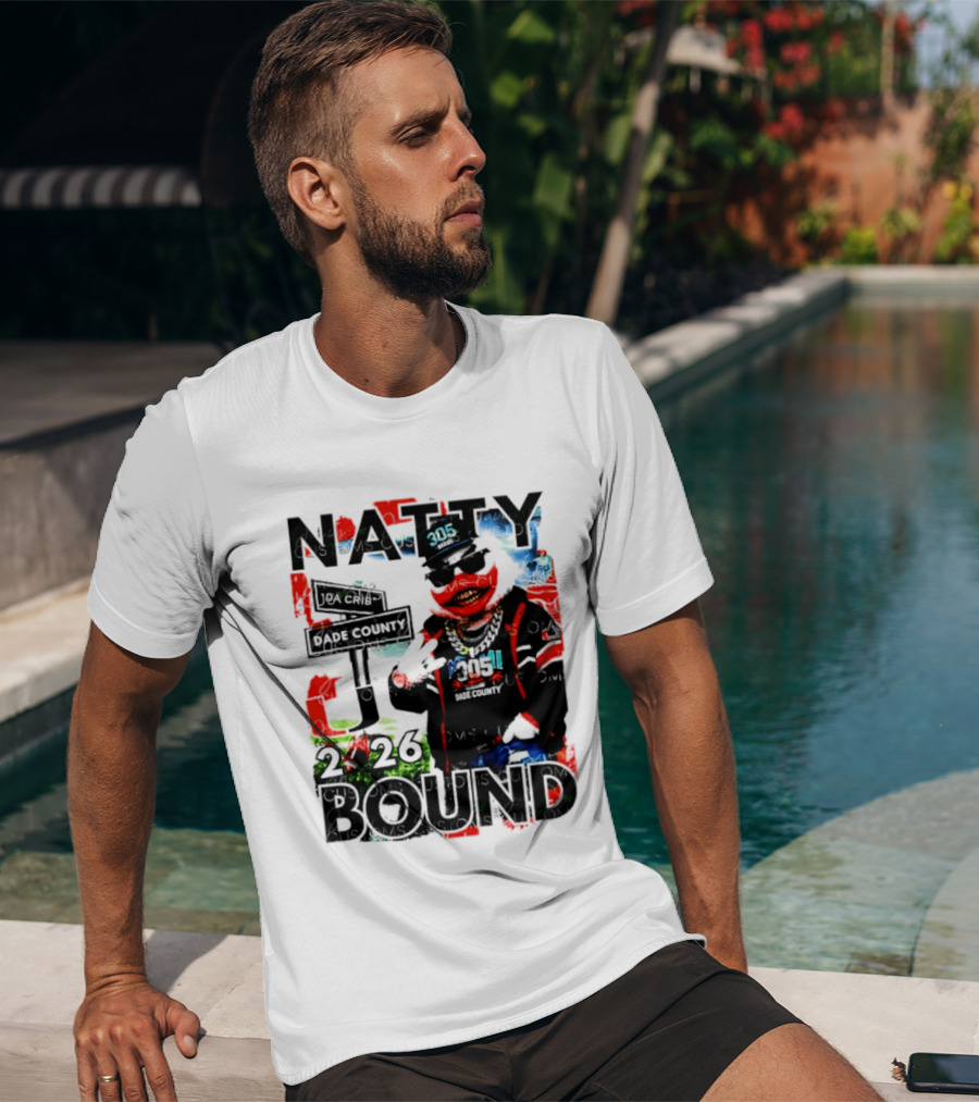 Natty Bound 2026 Miami Hurricanes Sebastian The Ibis Dade County Da Crib 305 T-Shirt