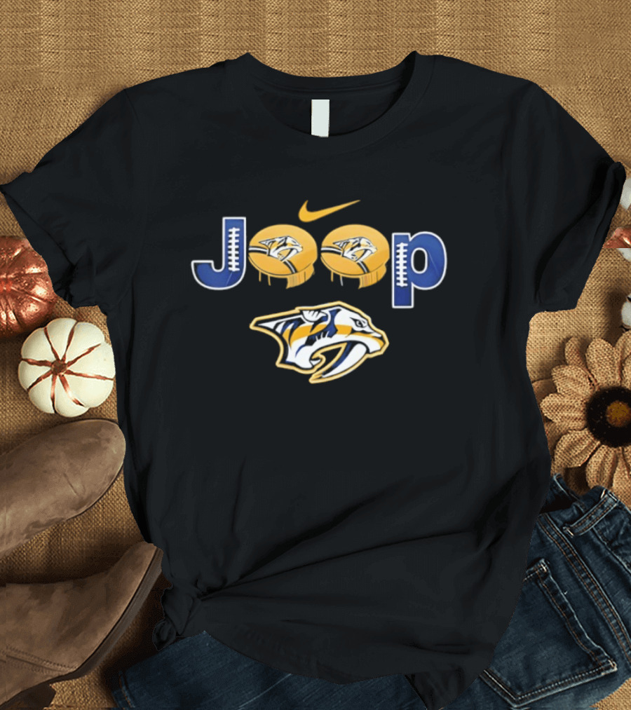 Nashville Predators Jeep Go Predators Hockey Nike Fan T-Shirt