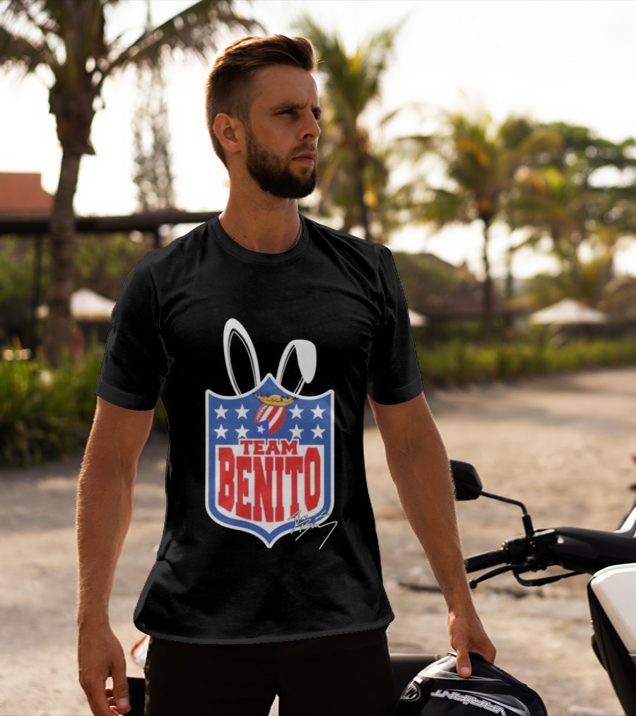 Team Benito Football Stars Shield T-Shirt