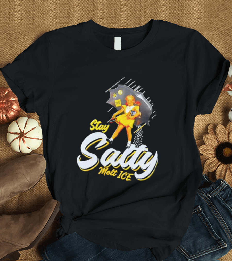 Stay Salty Melt Ice Umbrella Girl T-Shirt