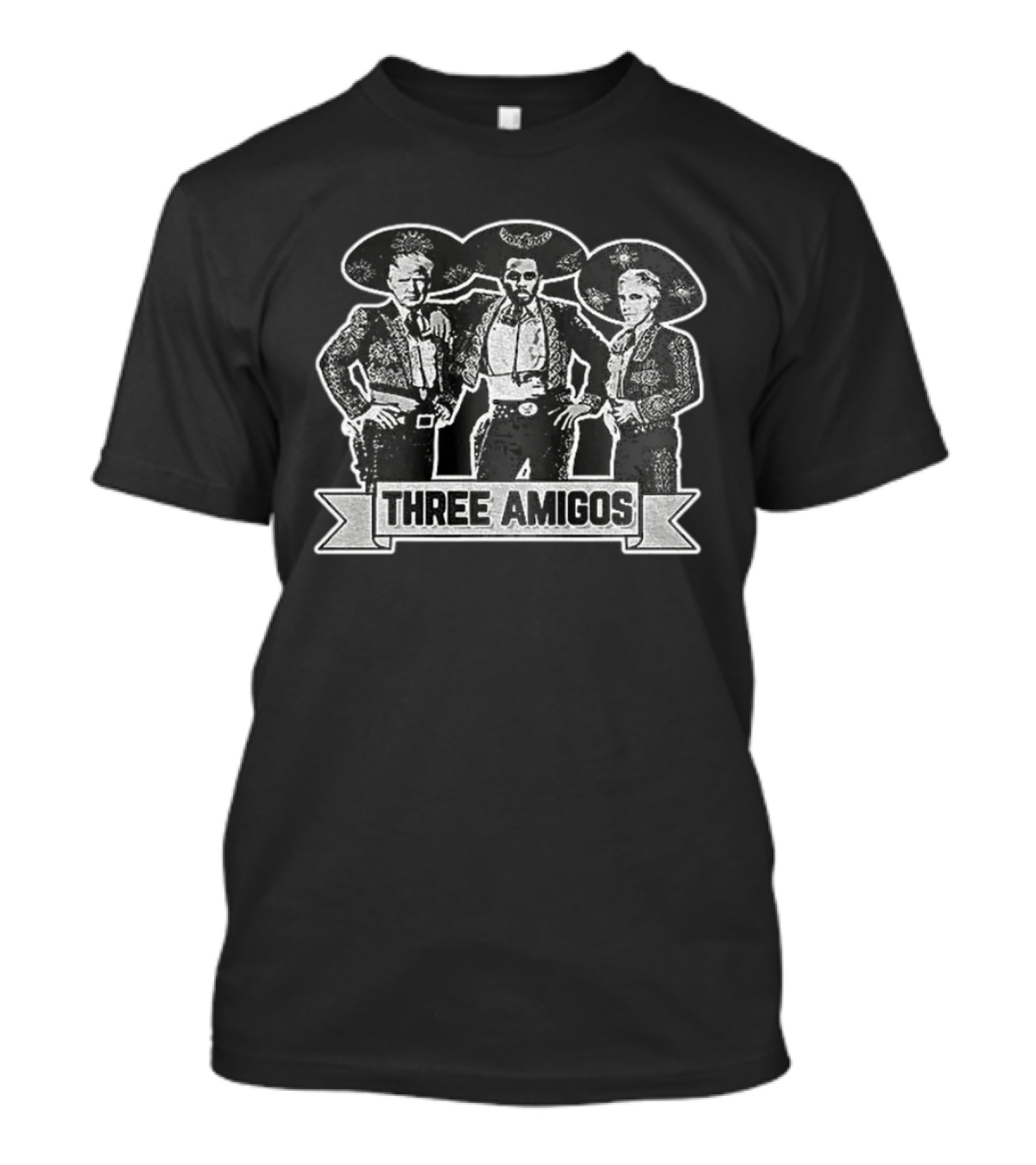 Three Amigos Pop Culture Trump Diddy Epstein Meme T-Shirt