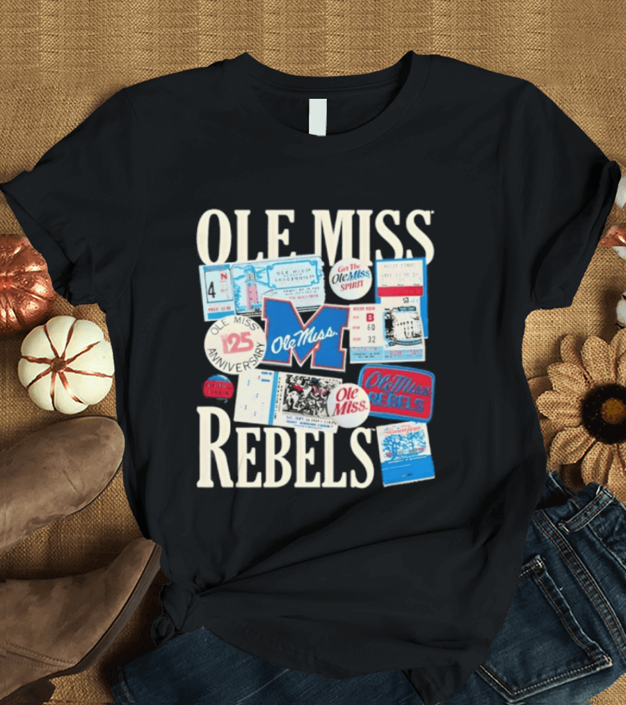 Ole Miss Rebels Spirit Memorabilia Collection T-Shirt
