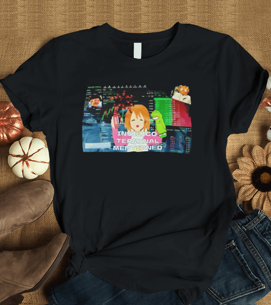 Insilico Terminal Mentioned Anime Character Stock Market T-Shirt
