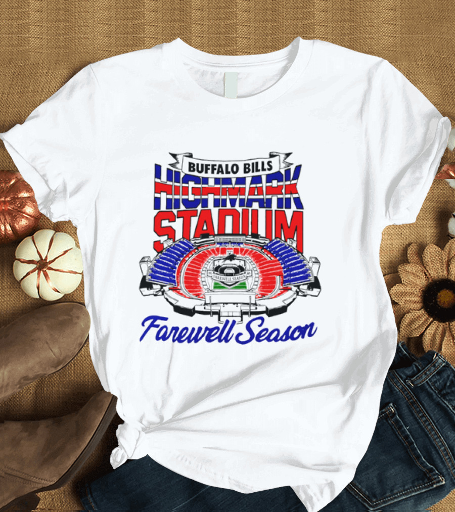 Buffalo Bills Highmark Stadium Farewell Season T-Shirt