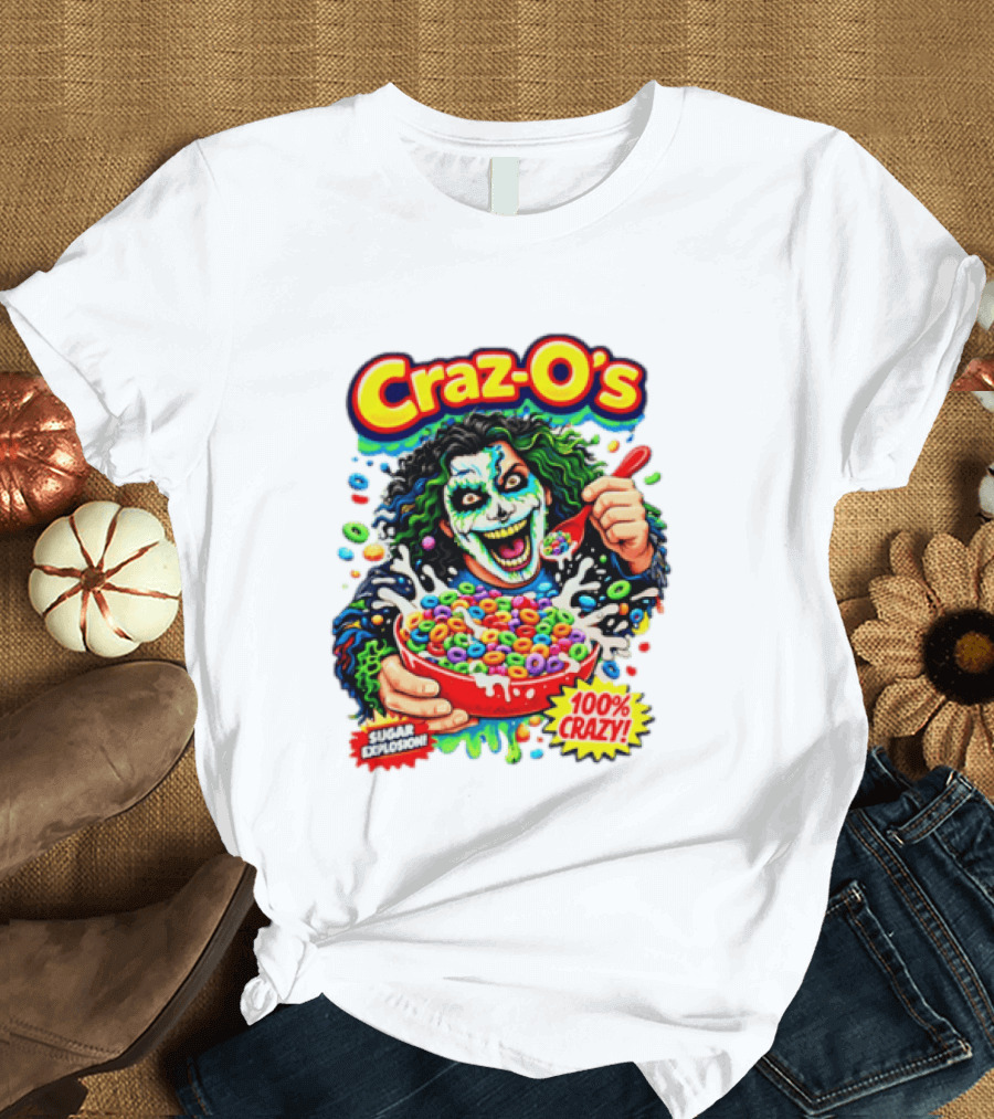Craz O's Sugar Explosion 100% Crazy Cereal Crazo Charms T-Shirt