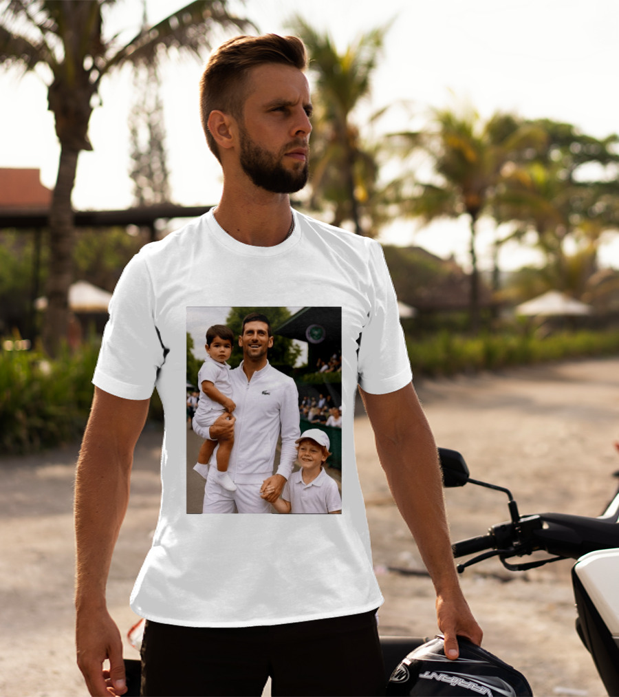 Djokovic Alcaraz And Jannik Kid Australian Open T-Shirt