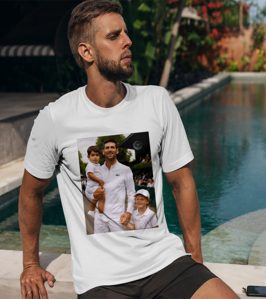 Djokovic Alcaraz And Jannik Kid Australian Open T-Shirt