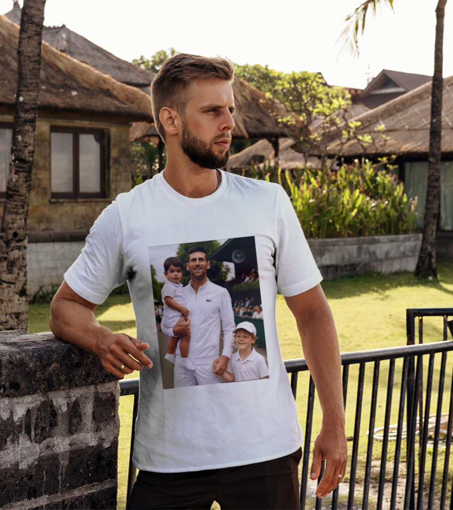 Djokovic Alcaraz And Jannik Kid Australian Open T-Shirt