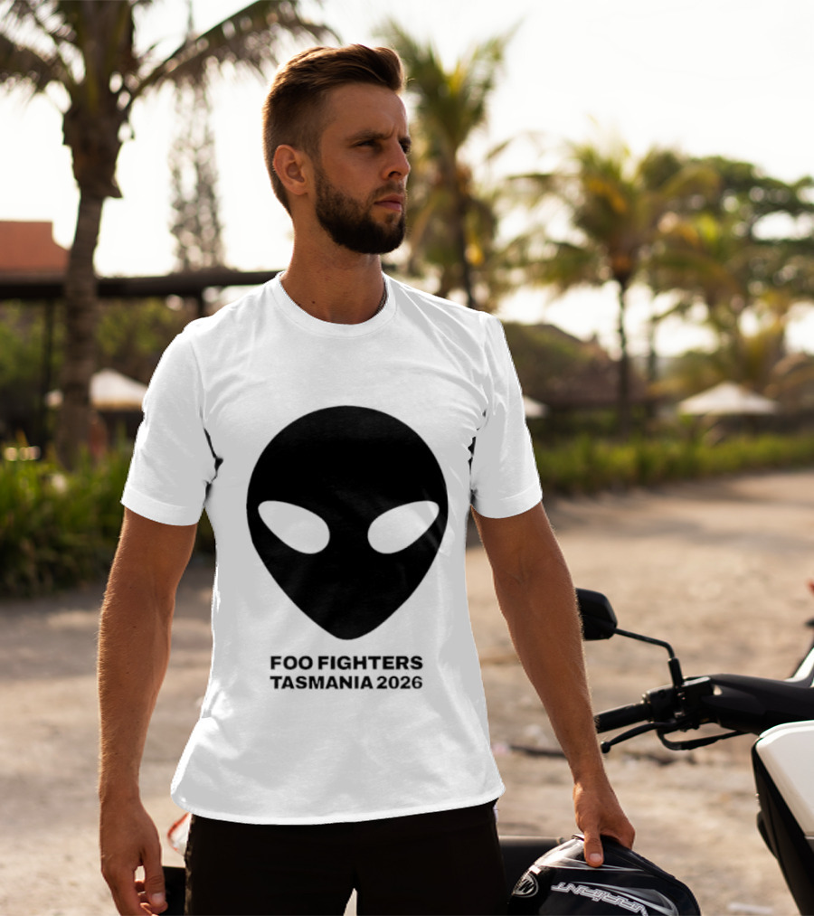 Foo Fighters Tasmania 2026 Alien Tour T-Shirt