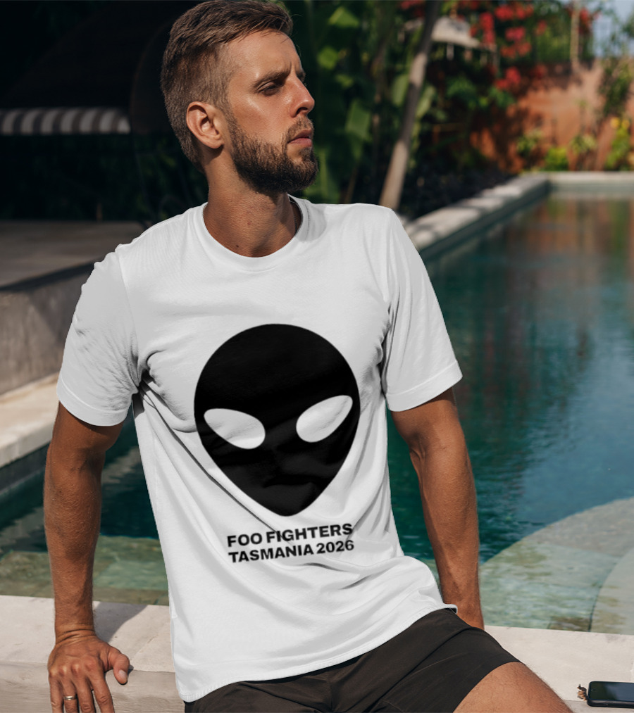 Foo Fighters Tasmania 2026 Alien Tour T-Shirt
