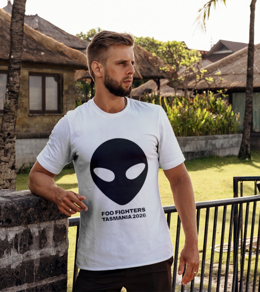 Foo Fighters Tasmania 2026 Alien Tour T-Shirt