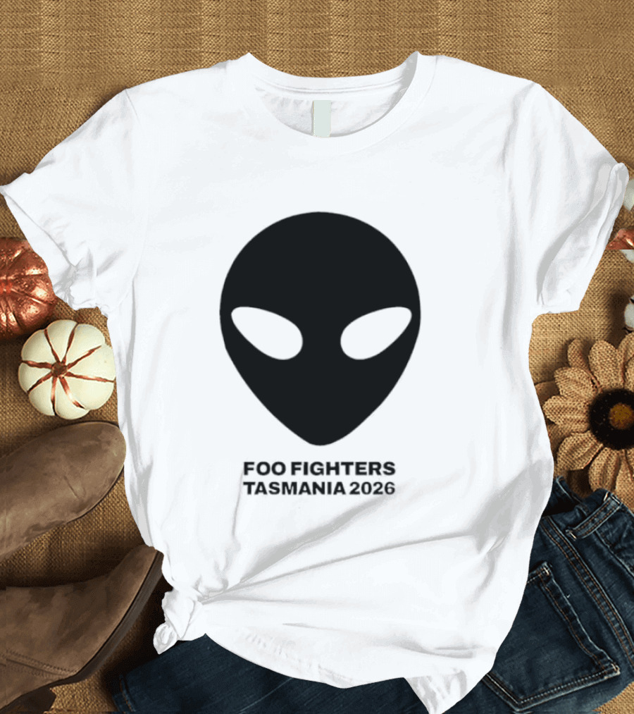 Foo Fighters Tasmania 2026 Alien Tour T-Shirt