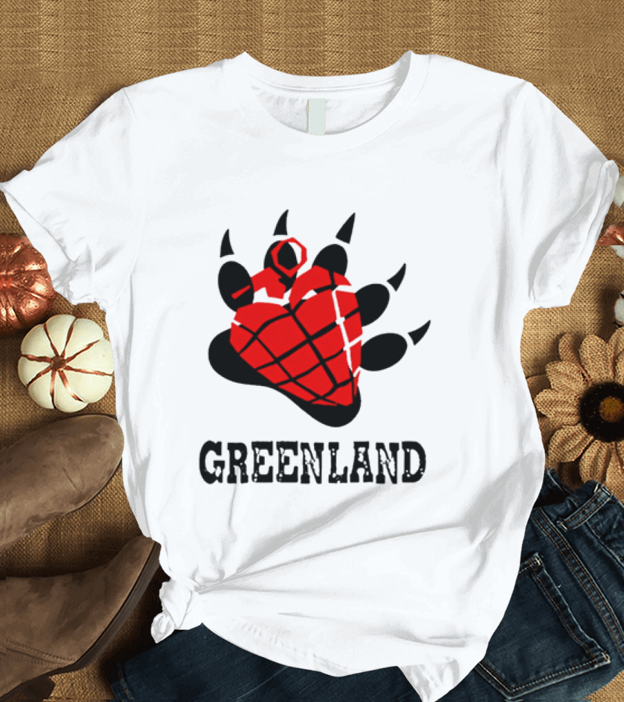 Greenland Green Day Heart And Claws T-Shirt