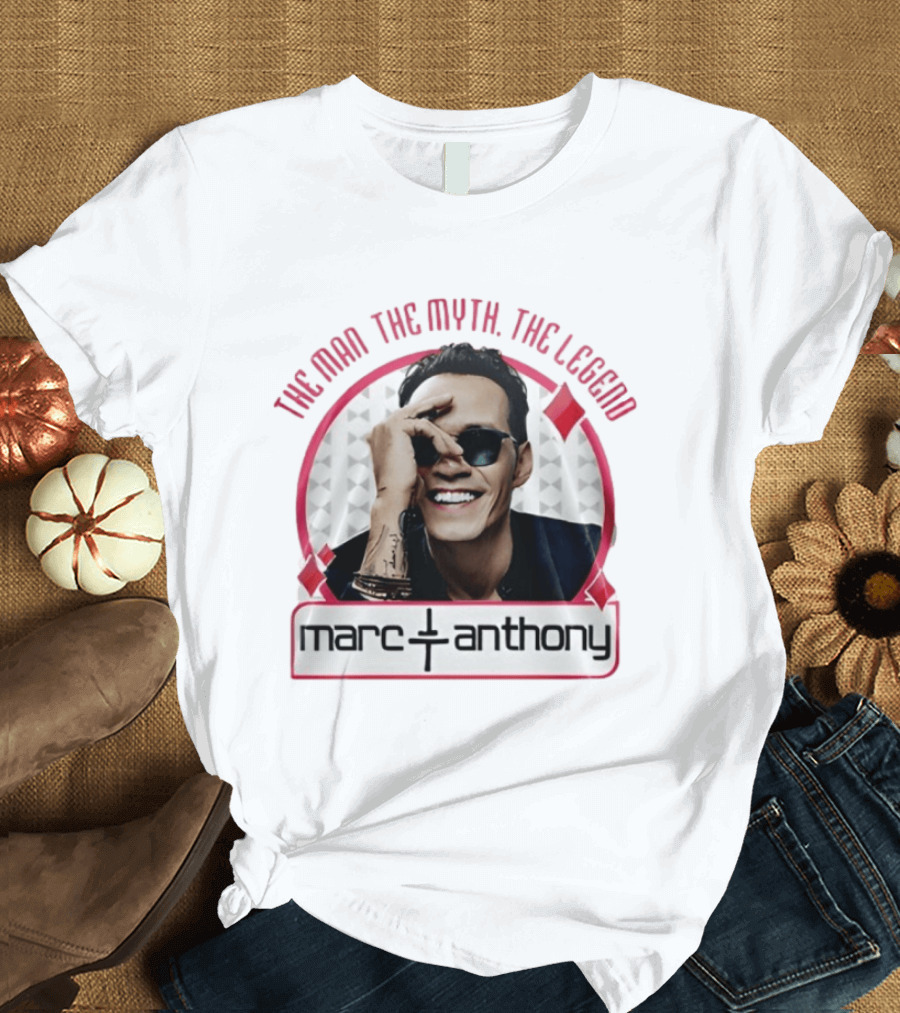 The Man The Myth The Legend Marc Anthony Vegas My Way Vivir Mi Vida 2026 T-Shirt