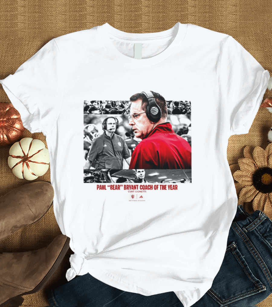Paul Bear Bryant Coach Of The Year 2026 Football Legacy T-Shirt