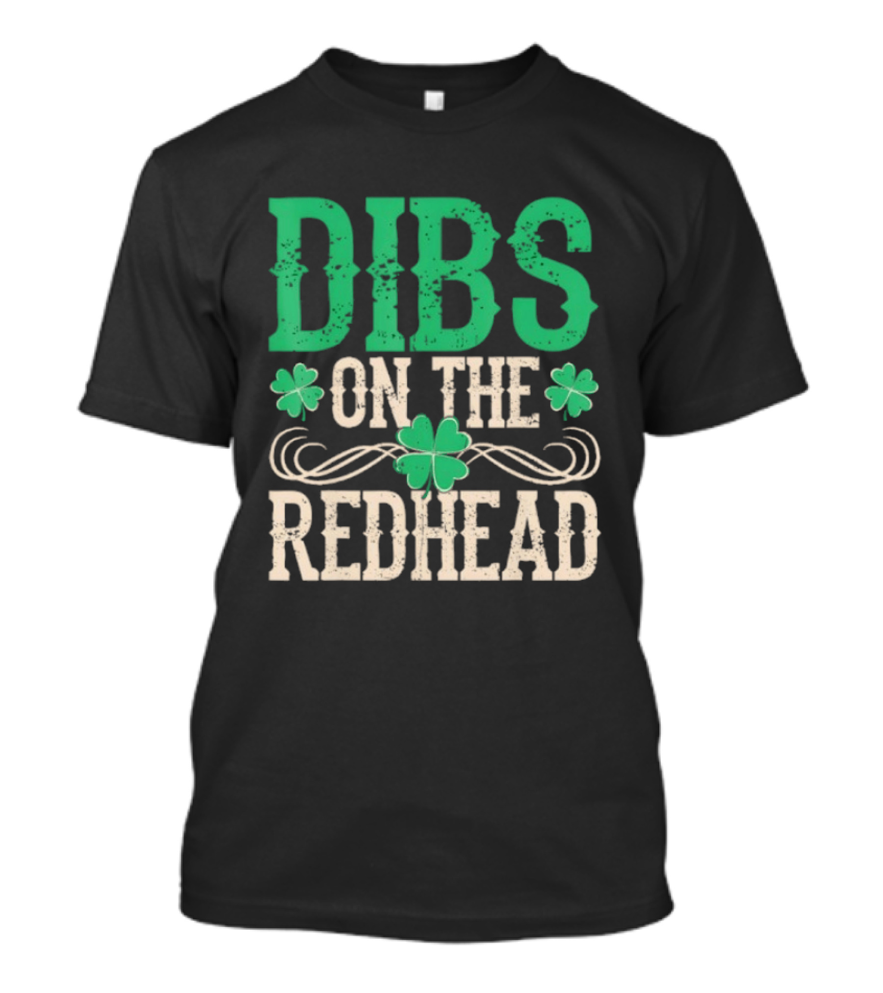 Dibs On The Redhead Irish Shamrock St Patricks Day T-Shirt