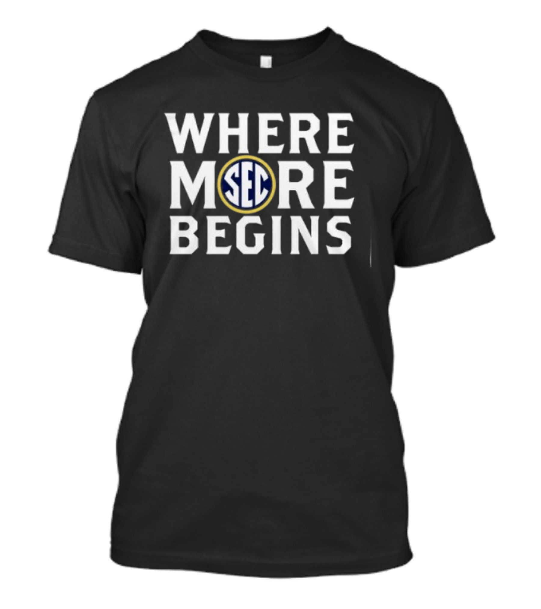 SEC Georgia Bulldogs Where More Begins T-Shirt