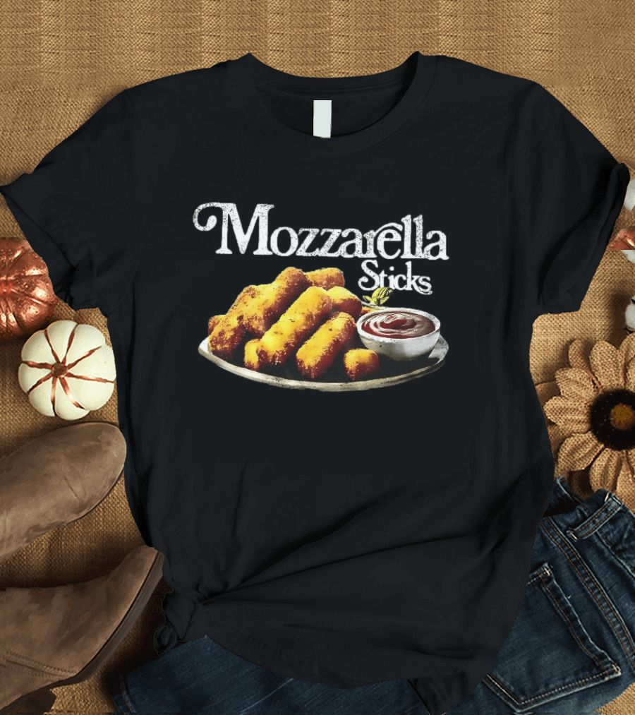 Mozzarella Sticks With Tomato Dipping Sauce Delight T-Shirt