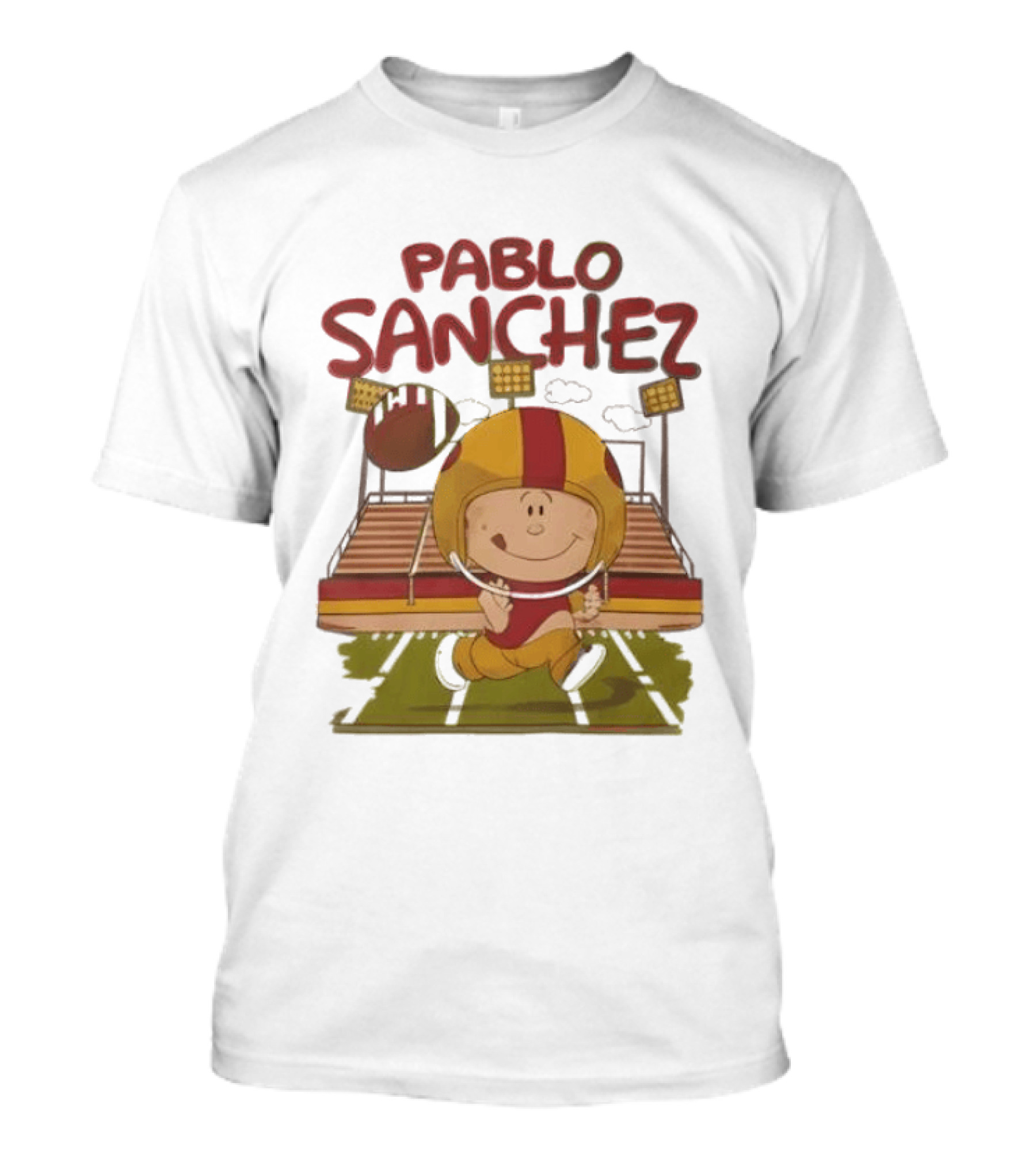 Pablo Sanchez Football George Kittle T-Shirt
