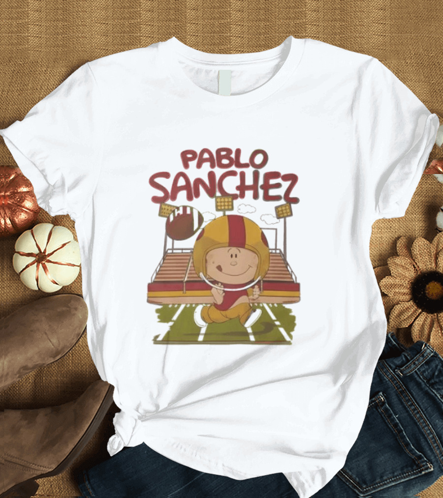Pablo Sanchez Football George Kittle T-Shirt