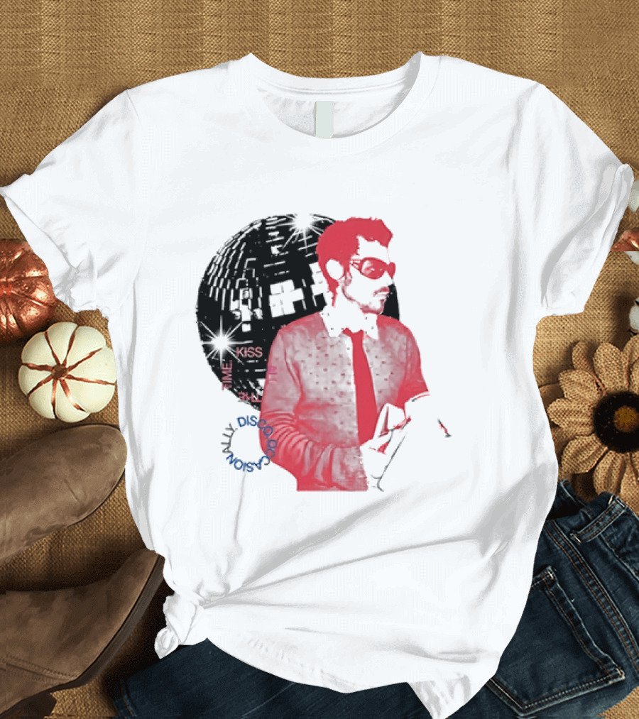 Harry Kiss All The Time Funky Disco Vibes T-Shirt