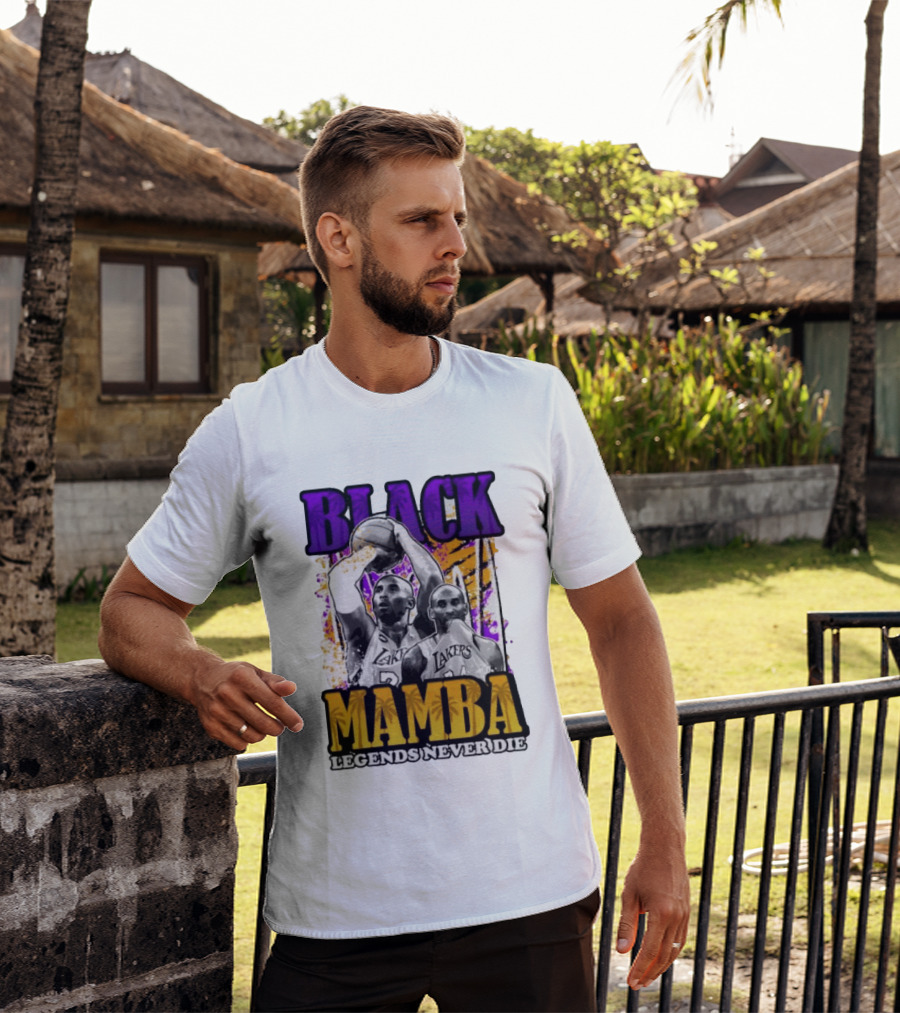 Black Mamba Lakers Legends Never Die T-Shirt
