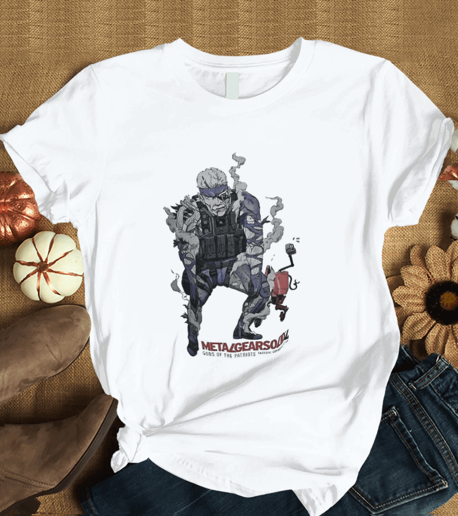 Metal Gear Solid 4 Guns Of The Patriots Tactical Espionage Action T-Shirt